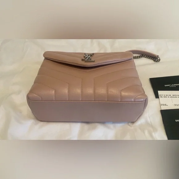 Saint Laurent LouLou small pink - Picture 11 of 16